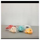 Assorted Small Animal Bath/Float Toys ï¿½ Set of 5