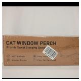 Cat Window Perch Wooden Frame Cozy Hammock