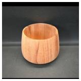Handturned Wooden Bowl ï¿½ Small Walnut-tone