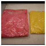 Assorted Pink Feather-Accent Dress & 84' Yellow...