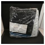 Blue, Gray & White Nonslip Rug