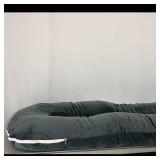 Full-Length U-Shaped Body Pillow ï¿½ Dark Gray