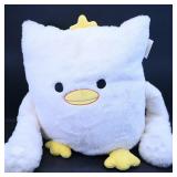 White Plush Chick Pillow Toy ï¿½ Yellow Beak & Feet