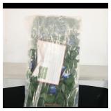 Artificial Greenery Mat with Blue Flowers ï¿½...