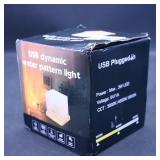 USB Dynamic Water Pattern LED Light