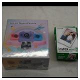 Instant Digital Camera + Fujifilm instax mini...