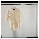 Zipper Polo Shirt ï¿½ Cream