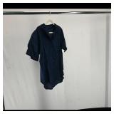 Navy Short-Sleeve Hooded Tunic Top ï¿½ Brand Not...