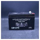 Universal Battery UB1270 12V 7Ah AGM Sealed...