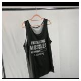 Graphic Muscle Tank Top ï¿½ 'Installing Muscles...