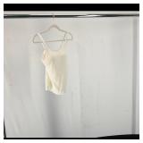 Women's Cream Sleeveless Tank Top ï¿½ One Piece