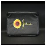 Black Bible/Book Cover with 'Jesus' and...