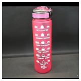 32oz / 900ml Motivational Water Bottle