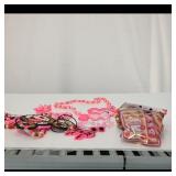 Assortment of Children's Pink Beaded Jewelry (6...