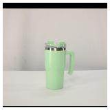 Insulated Travel Mug with Handle ï¿½ Mint Green