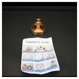 Brass Wall Hanger Hook with Installation Guide