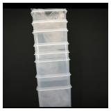 Set of Clear Plastic Food Storage Containers...