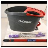 O-Cedar Mop Bucket with Two Telescopic Handles
