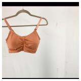 Women's Peach Bralette Crop Top