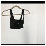 Black Padded Longline Bra ï¿½ Unbranded