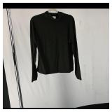 Black Long-Sleeve Mock Neck Top ï¿½ Brand Not...