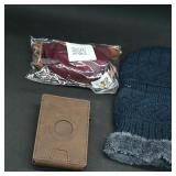 Leader Leadership Blue Knit Hat & Neck Warmer Set
