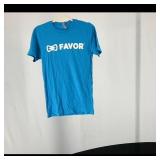FAVOR Logo T-Shirt ï¿½ Blue, Anything Delivered