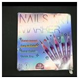 NAILS ART Marker Set ï¿½ 12 Colours, 0.5 mm