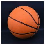 Orange Rubber Basketball ï¿½ No Brand Visible