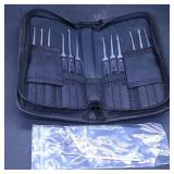 Lock Pick Set in Zippered Nylon Case
