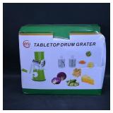 Tabletop Drum Grater with Suction Base