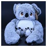 Plush Koala Stuffed Animal  Gray, Large