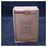 POWAII 508-2U1C Wall Outlet with USB-C & USB-A