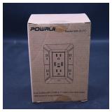 POWAI Wall Outlet Model 508-2U1C (6 AC, 2...