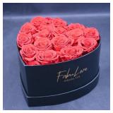 FabuLove Heart-Shaped Rose Box