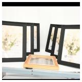 Malden 8 x 10 Picture Frames (7)  6 Black, 1 Wood