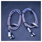 Awei ANOP2 Braided USB-A to Lightning Cables (2)