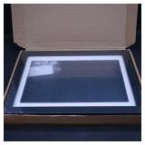 Framed Wall Mirror  Black Frame