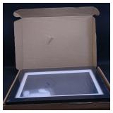 Framed Display Case  Black Wood Finish, Glass...