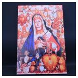 Religious Heart Motif Canvas Wall Art  Brand...