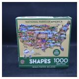 Shapes National Parks of America 1000-Piece...