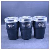Assortment of 3 Branded Travel Tumblers
