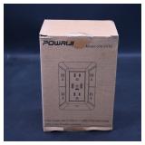 POWAUI Wall Outlet Model 508-2U1C (6 AC, 2...