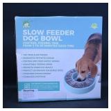 Slow Feeder Dog Bowl  Adjustable Timed Pet Feeder