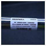 Keeper 36" Winch Bar  Chrome (91cm)