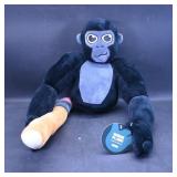 Nomie Plush Gorilla Back-to-School Tag Plushie