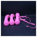 Retro Style Pink Handset Phone Receiver (3)