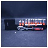 Socket Bit Set with Ratchet Handle  Brand Not...