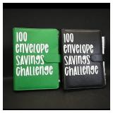 100 Envelope Savings Challenge Binder (Green &...