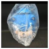 Blue Plastic Dog Toy  Novelty Animal Shape